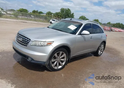2004 Infiniti Fx35 z USA, uszkodzony, nr VIN JNRAS08W64X225284